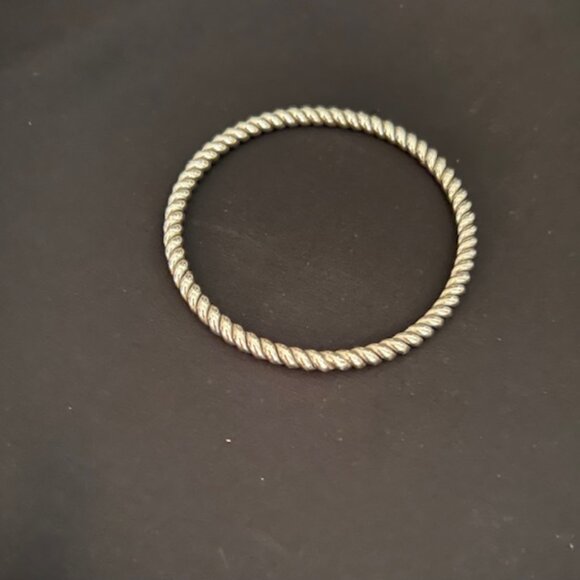 Silpada Designs Twisted oxidized Bangle Bracelet - Picture 1 of 1